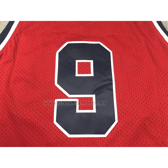 Camiseta Michael Jordan NO 9 USA 1984 Rojo